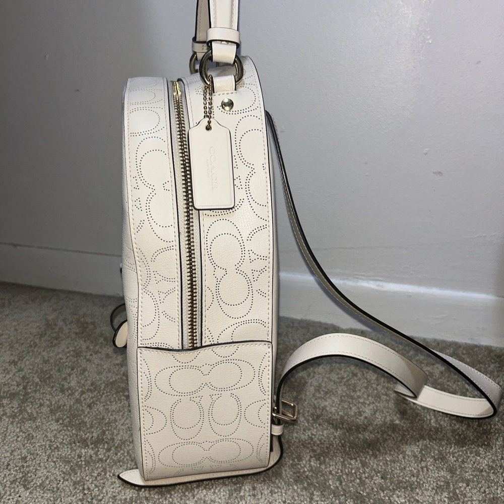 Coach Off-White Signature Backpack - Picture 2 of 9